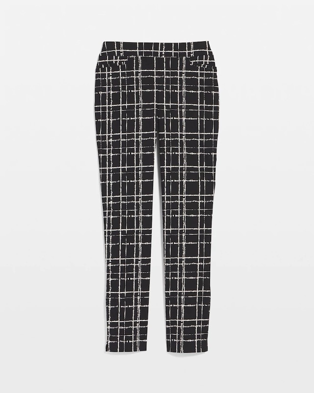Brigitte Plaid Slim Ankle Pants - image 5